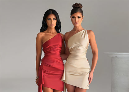 Sleeveless Slim Fit Bodycon Mini Dress for Women Casual Chic