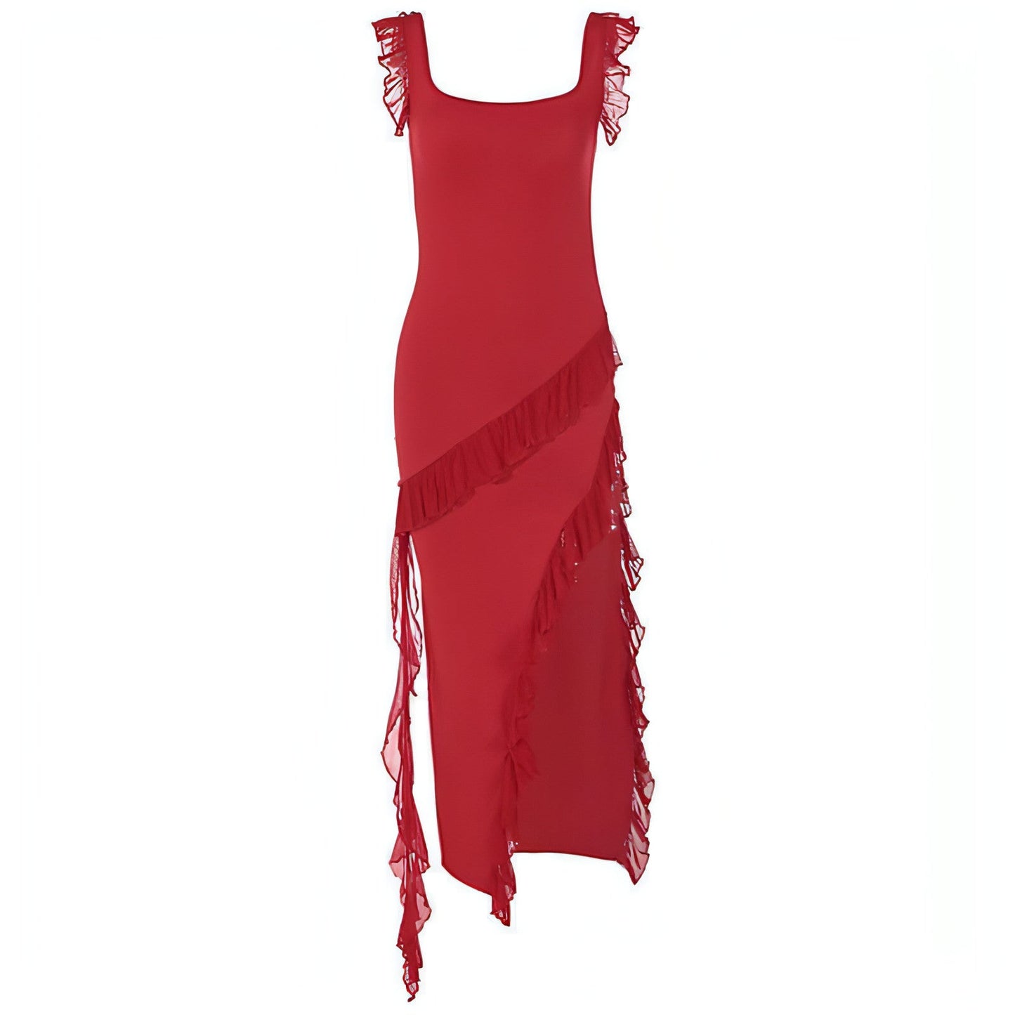 Women's Summer Stringy Stitch Bodycon Dress Elegant Chic