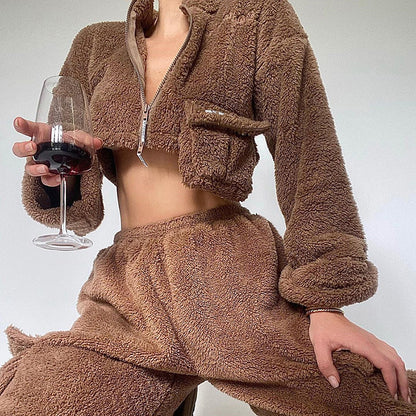 Autumn Winter Women's Long Sleeve Cardigan Jacket