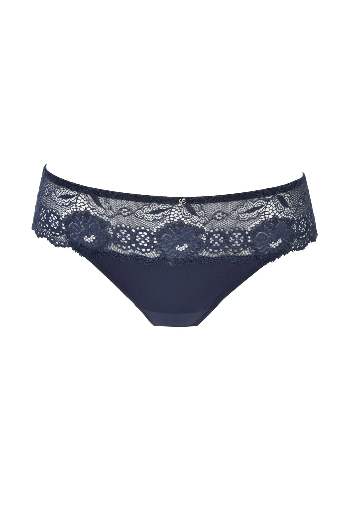 Women Seamless Microfiber Lace Trim Brief Underwear Panty