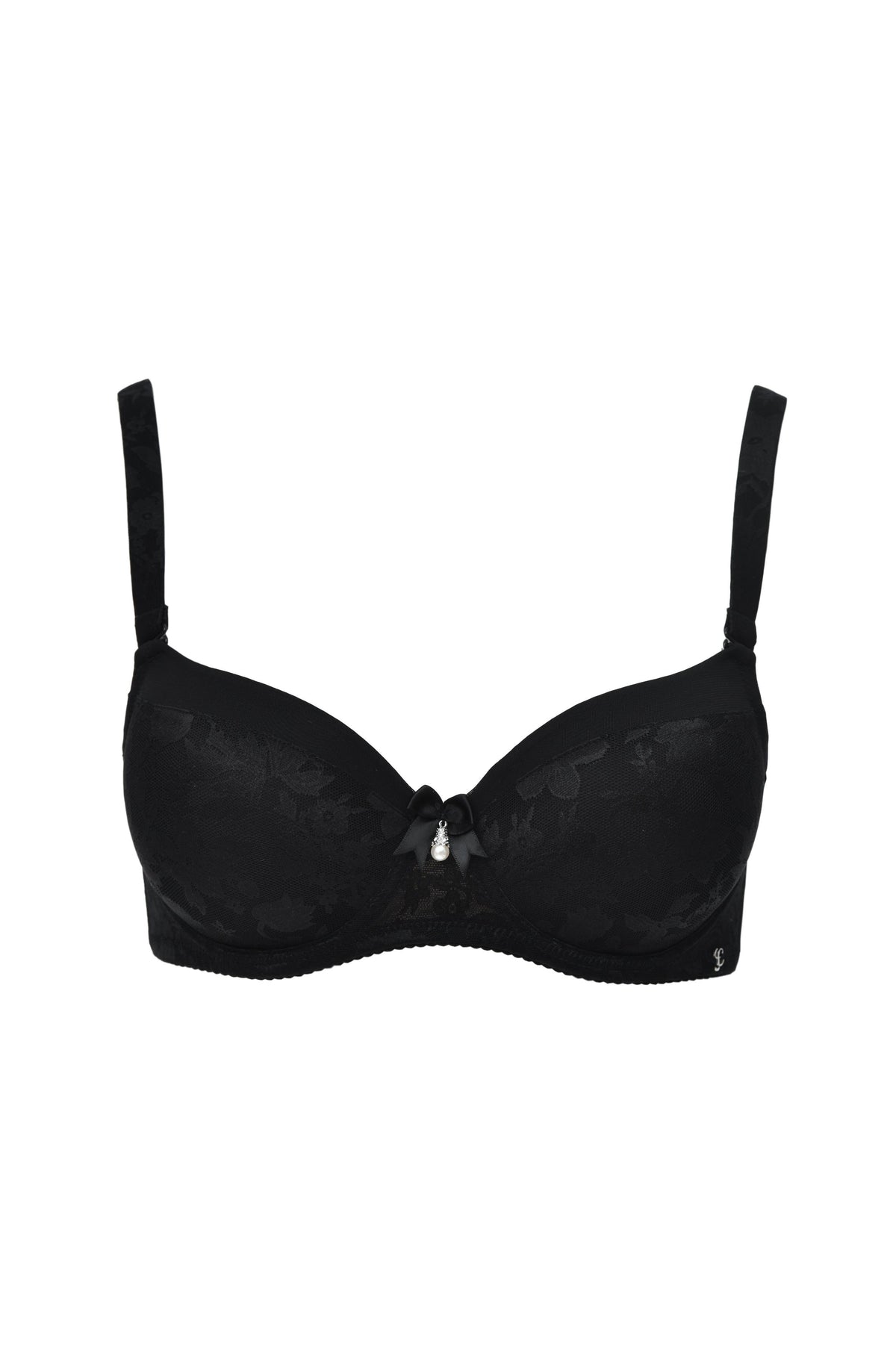 Haute Couture Preshaped Cup Bra C D E Full Support Lace Fit