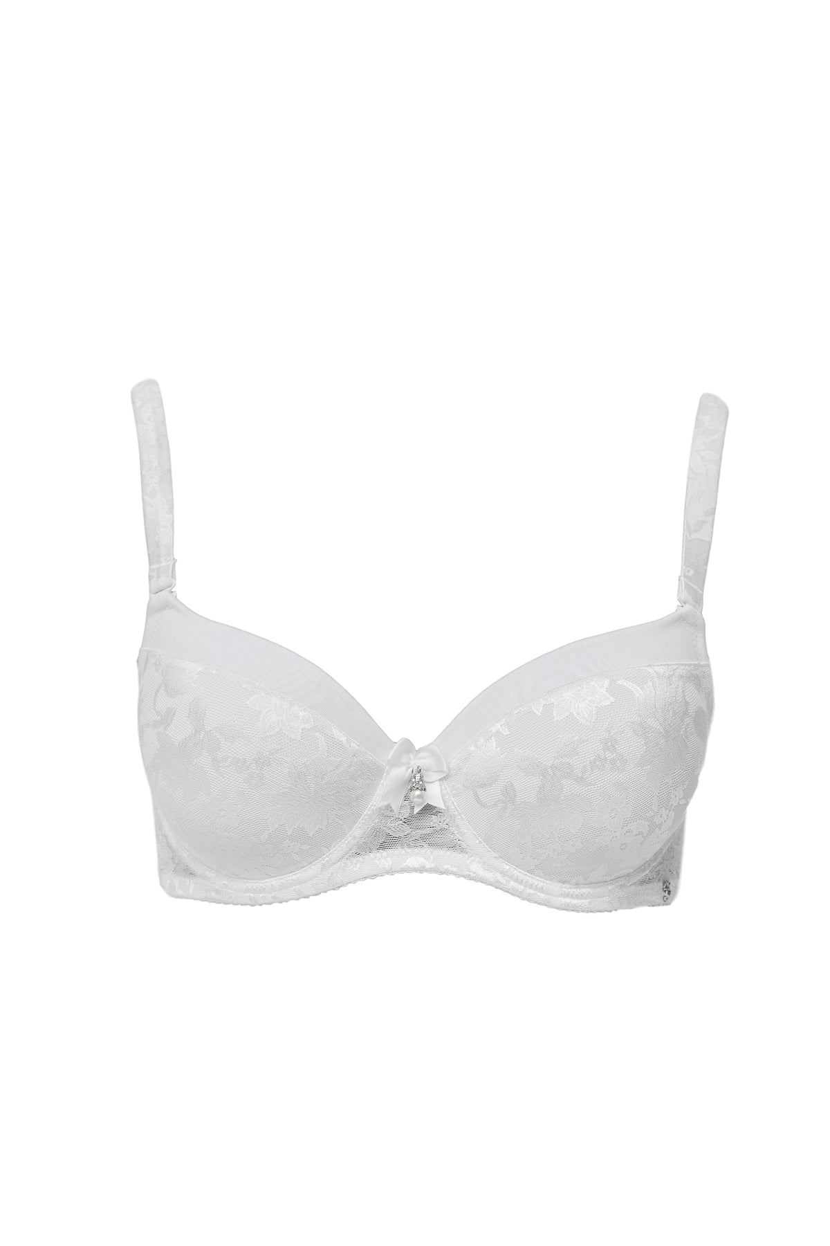 Haute Couture Preshaped Cup Bra C D E Full Support Lace Fit
