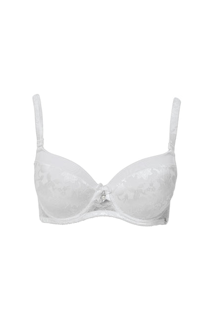 Haute Couture Preshaped Cup Bra C D E Full Support Lace Fit