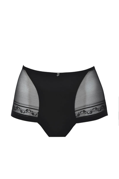 Women Seamless Laser Cut Microfiber Lace Briefs Underwear