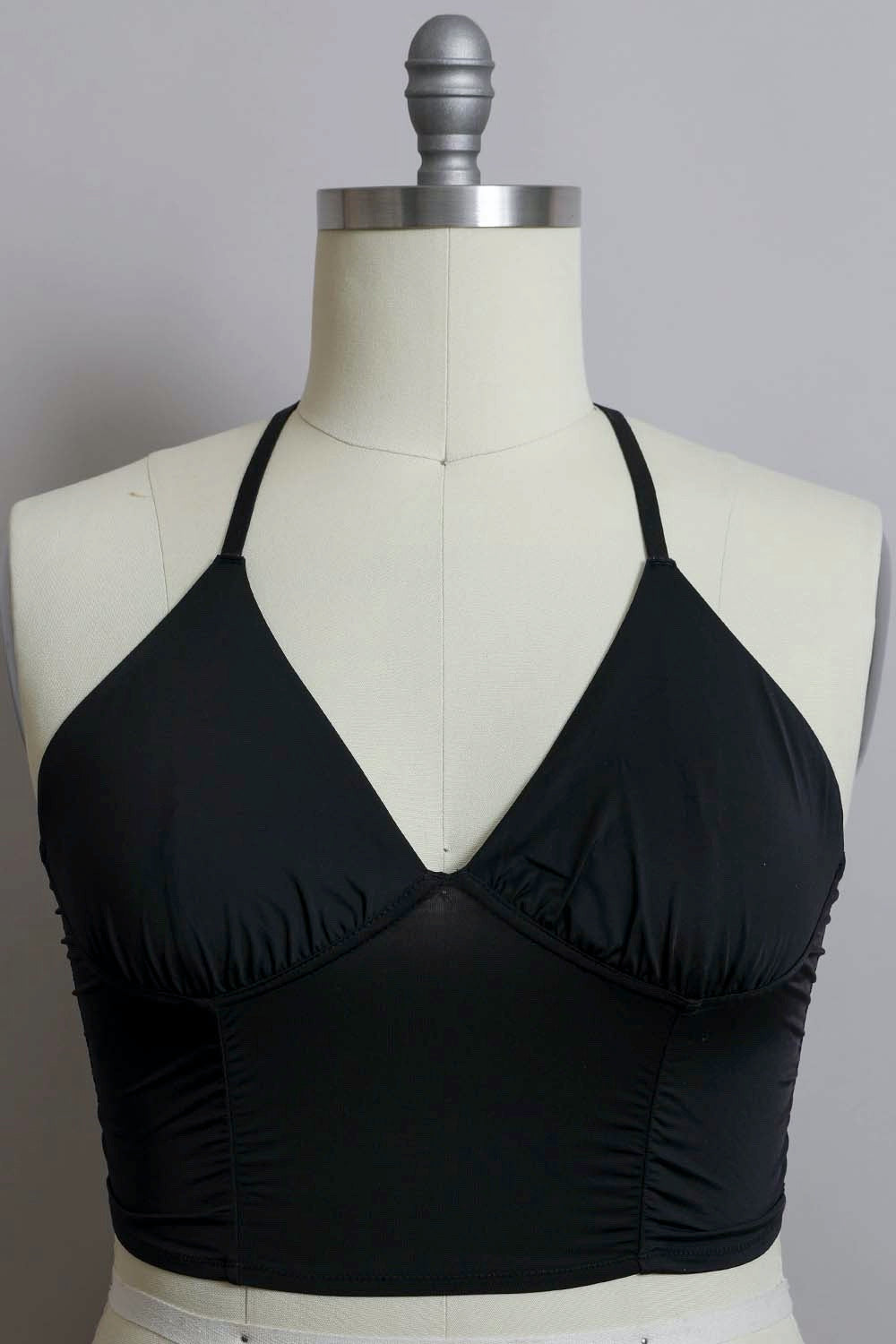 Plus Size Ruched Bralette Comfortable Support Bras for Women