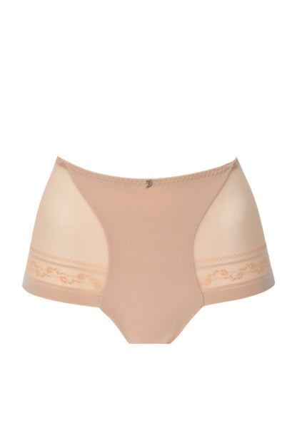 Women Seamless Laser Cut Microfiber Lace Briefs Underwear