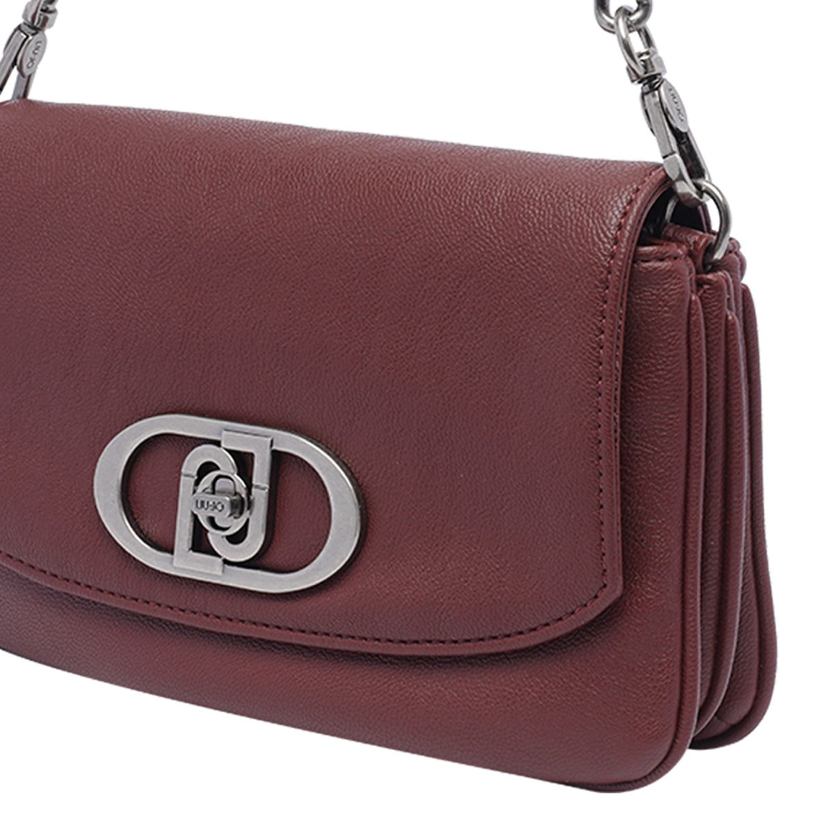Women's Studded Crossbody Shoulder Bag with Chain Strap