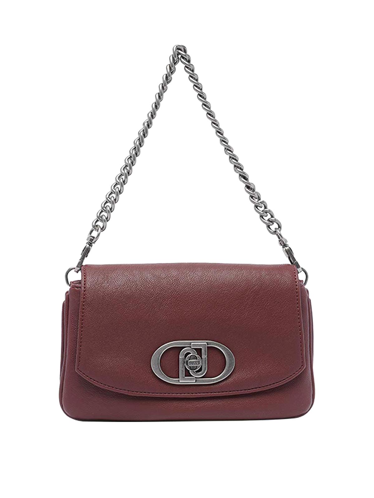 Women's Studded Crossbody Shoulder Bag with Chain Strap