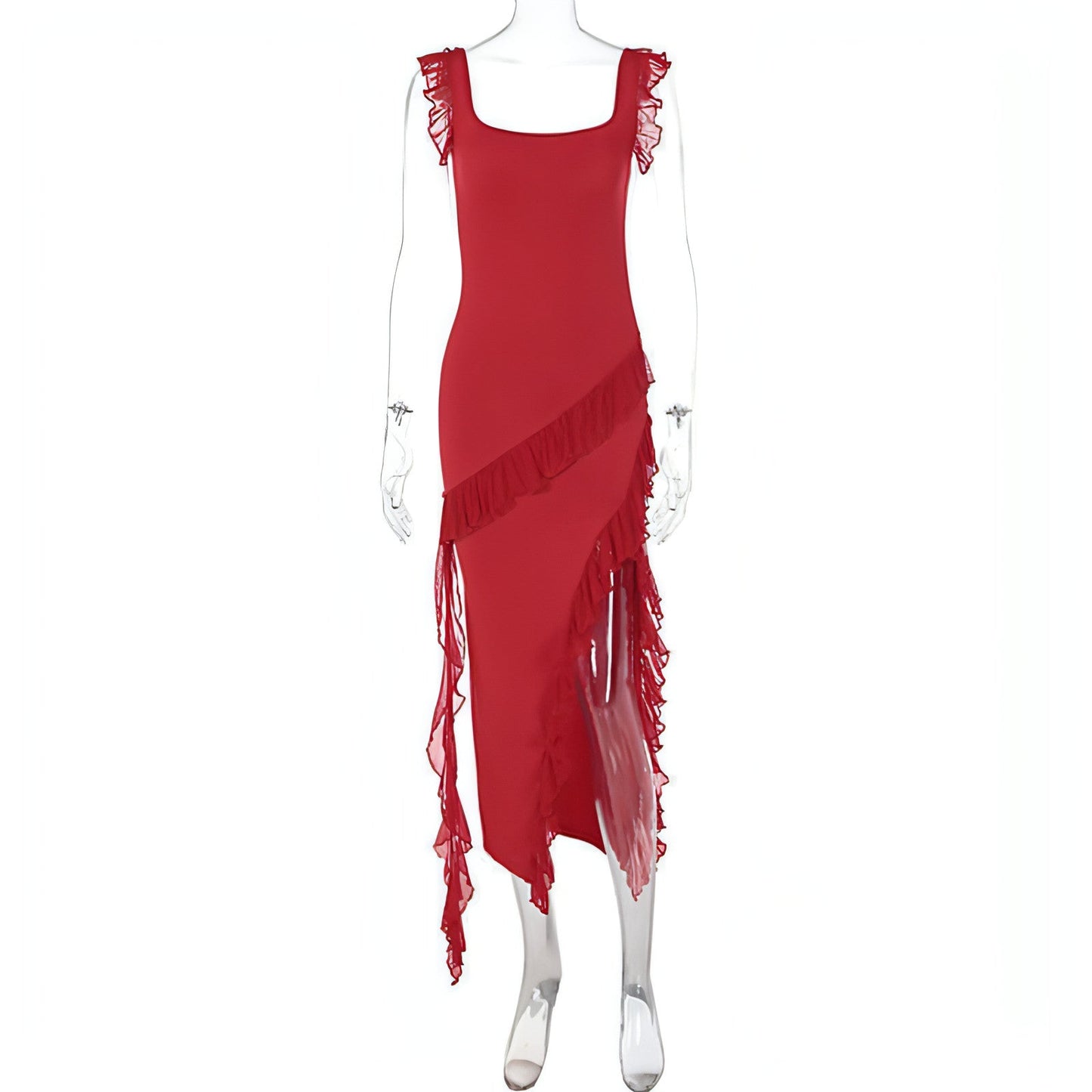 Women's Summer Stringy Stitch Bodycon Dress Elegant Chic