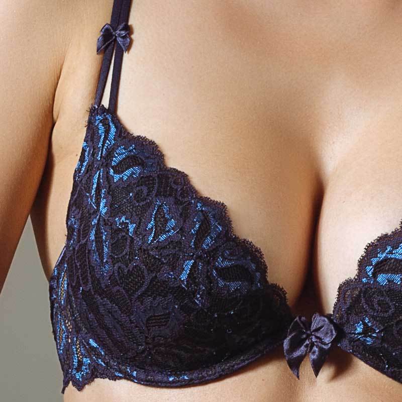 Lace Plunge Push-Up Bra Lavinia Dare Me Powder Pink Lingerie