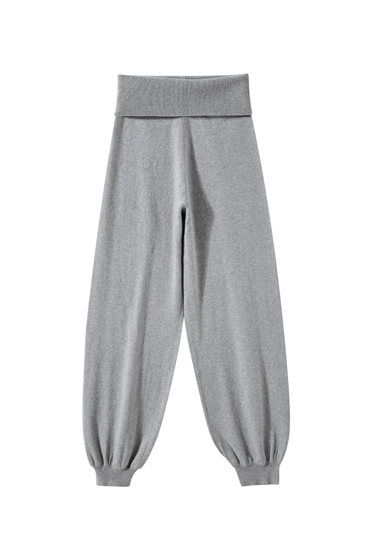 Balloon Knit Joggers – Heather Gray