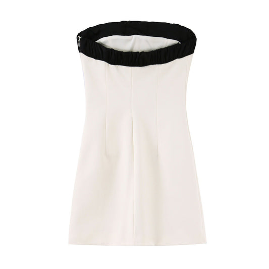 Butterfly Knot Strapless Mini Dress