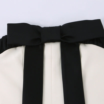 Butterfly Knot Strapless Mini Dress