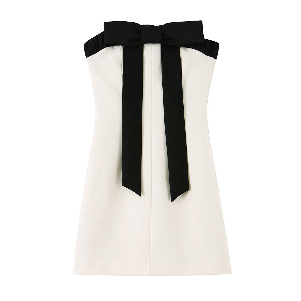 Butterfly Knot Strapless Mini Dress