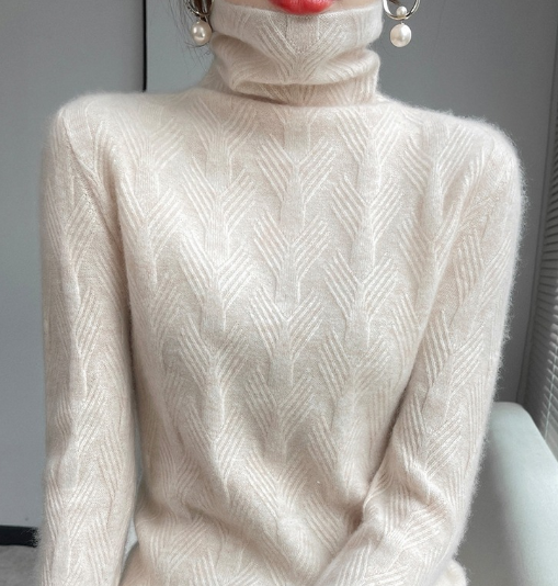 High Neck Knit Sweater