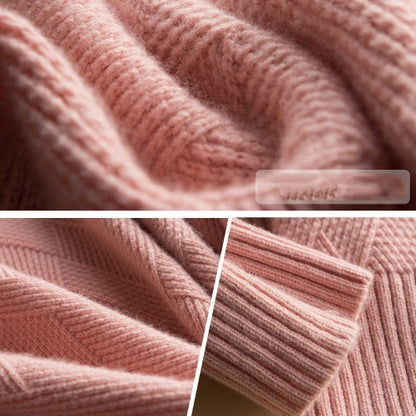 High Neck Knit Sweater