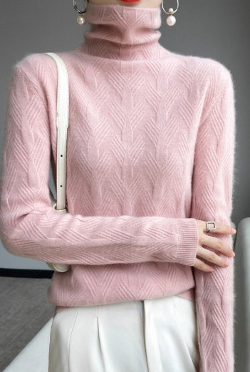 High Neck Knit Sweater