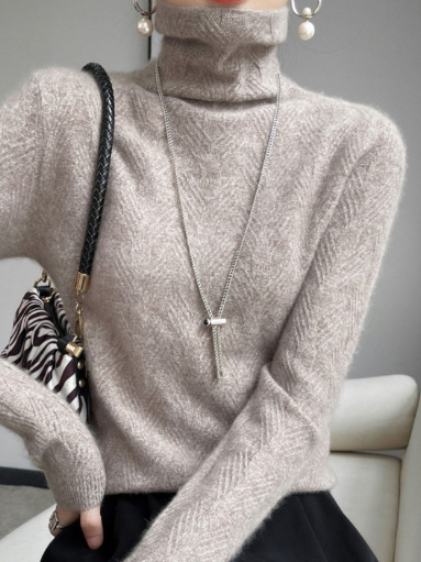 High Neck Knit Sweater