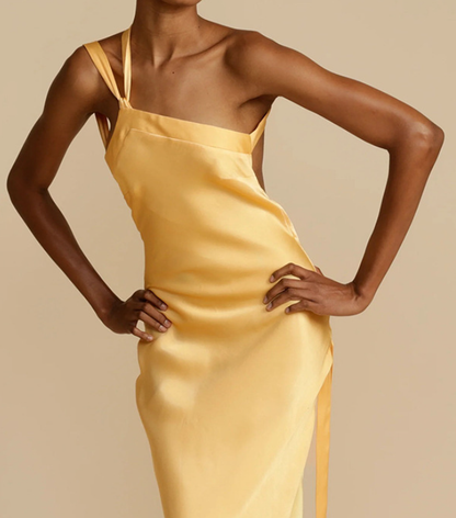 One Shoulder Cutout Mini Dress