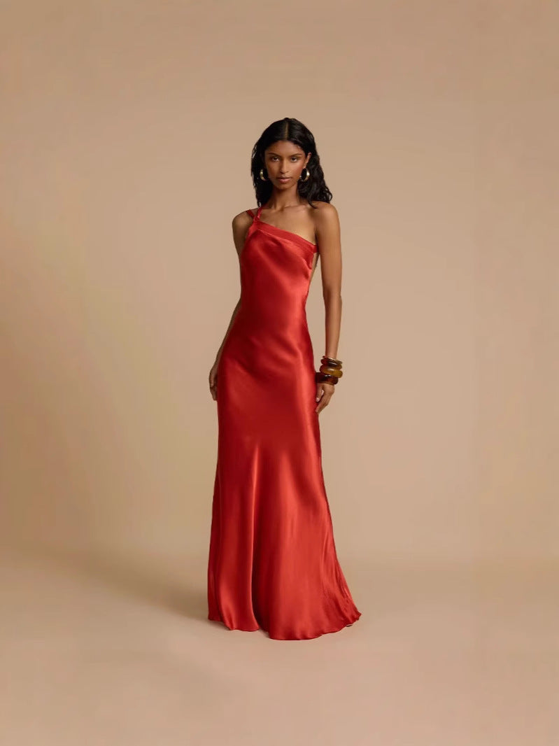 One Shoulder Cutout Mini Dress