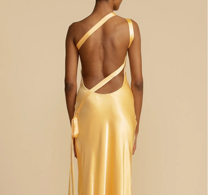 One Shoulder Cutout Mini Dress