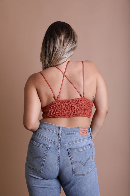 Plus Size Crochet Lace Longline Bralette for Women Comfort